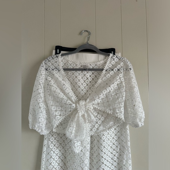 Summer at Sea Ivory Crochet Lace Wide-Leg Swim Cover-Up Pants | Lulus - Picture 7 of 10